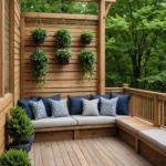 روف گاردن چوبی