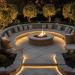 روف گاردن و آتش دان